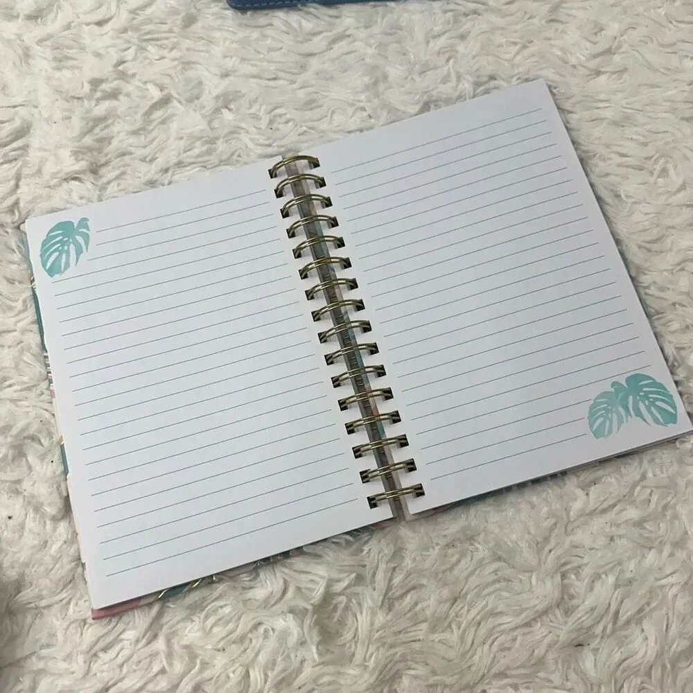Unbranded 2 Piece Bundle Goal Exercise Journal and Ruled Notebook Set New‎
